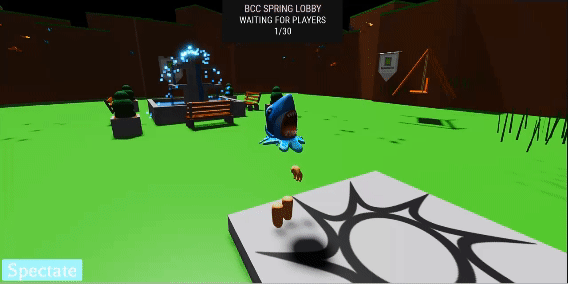 A Spring-themed battle royale party game with round-based mini-games.